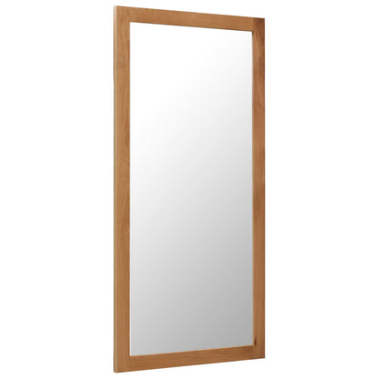 Wall Mounted Mirror Solid Oak Wood