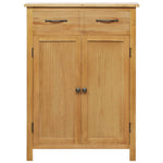 Shoe Cabinet Solid Oak Wood