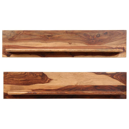 2 pcs Wall Shelves Solid Sheesham Wood