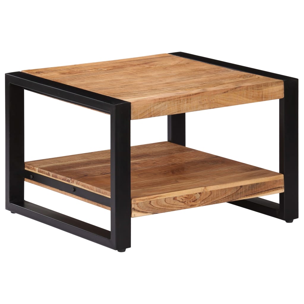 Coffee Table Solid Acacia Wood - 60×60×40cm