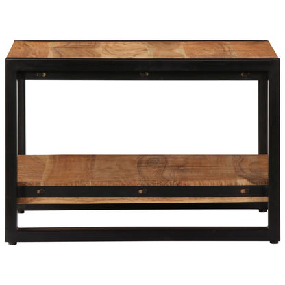 Coffee Table Solid Acacia Wood - 60×60×40cm