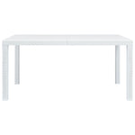 Garden Table Plastic Rattan Look