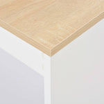 Bar Table with Shelf ,White