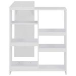 Bar Table with Moveable Shelf -White