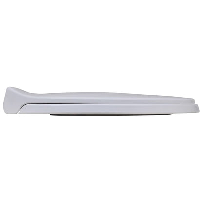 Toilet Seats with Soft Close Lids 2 pcs Plastic White - 46×34cm