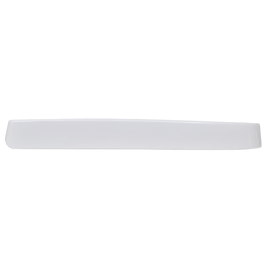Toilet Seats with Soft Close Lids 2 pcs Plastic White - 46×36cm