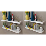 Wall Shelves 4 pcs White 80 cm