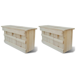 Sparrow Houses 2 pcs Wood
