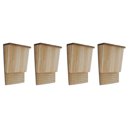Bat Houses 4 pcs Wood