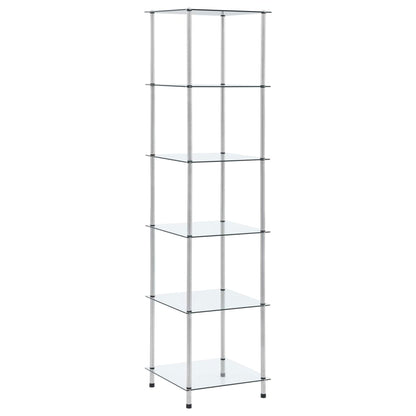 6-Tier Tempered Glass Display Shelf 160cm | HomeAndLiving