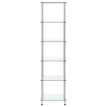 6-Tier Tempered Glass Display Shelf 160cm | HomeAndLiving
