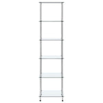 6-Tier Tempered Glass Display Shelf 160cm | HomeAndLiving