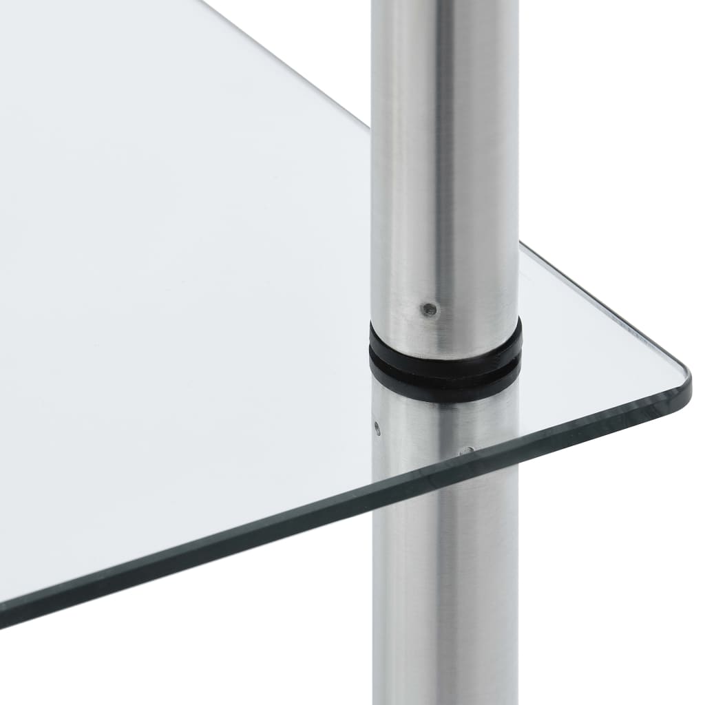 6-Tier Tempered Glass Display Shelf 160cm | HomeAndLiving