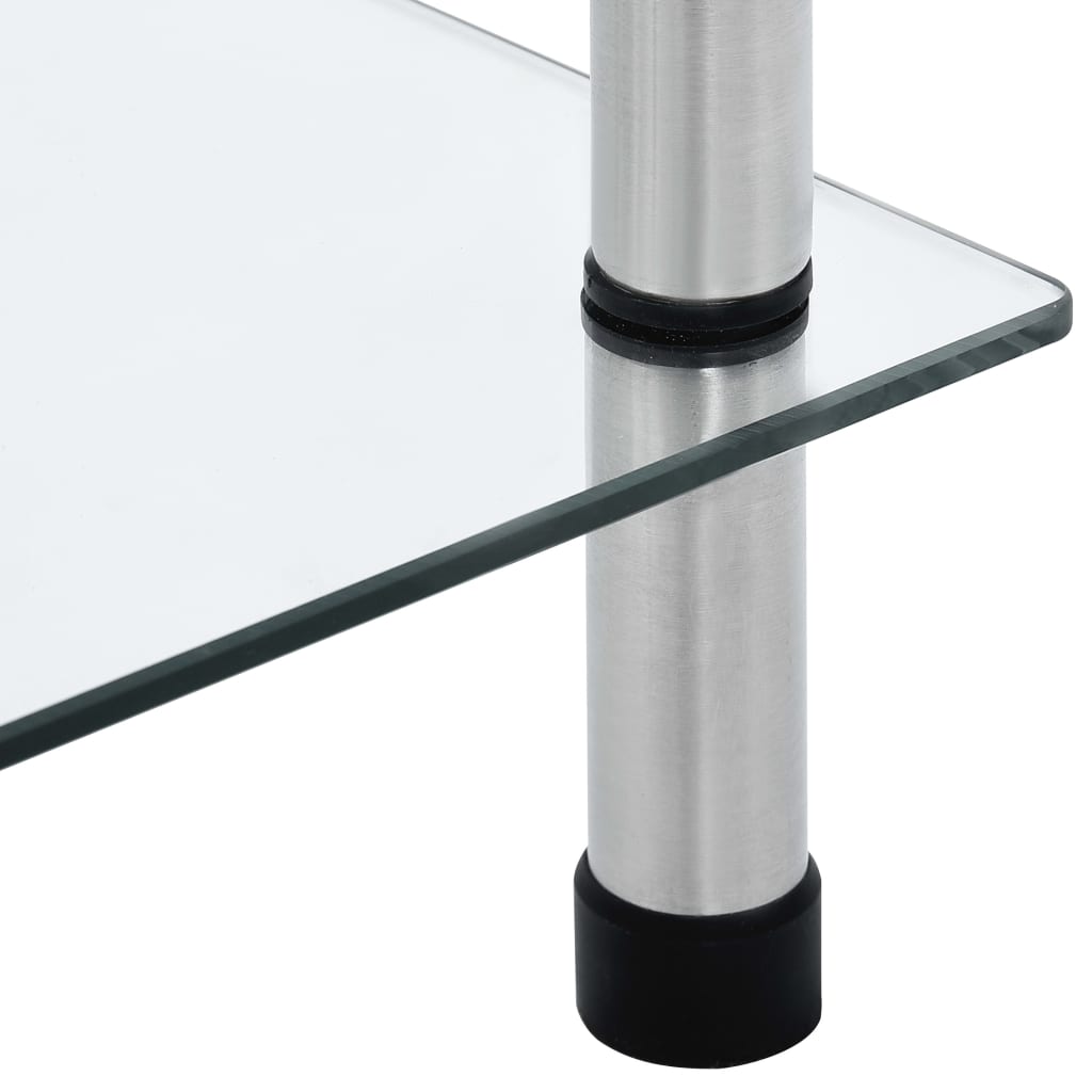 6-Tier Tempered Glass Display Shelf 160cm | HomeAndLiving