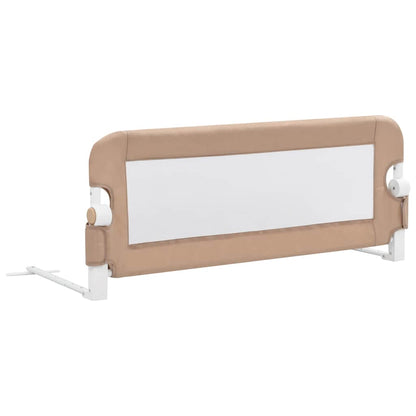 Toddler Safety Bed Rail Taupe Polyester - 102×40.5×42cm