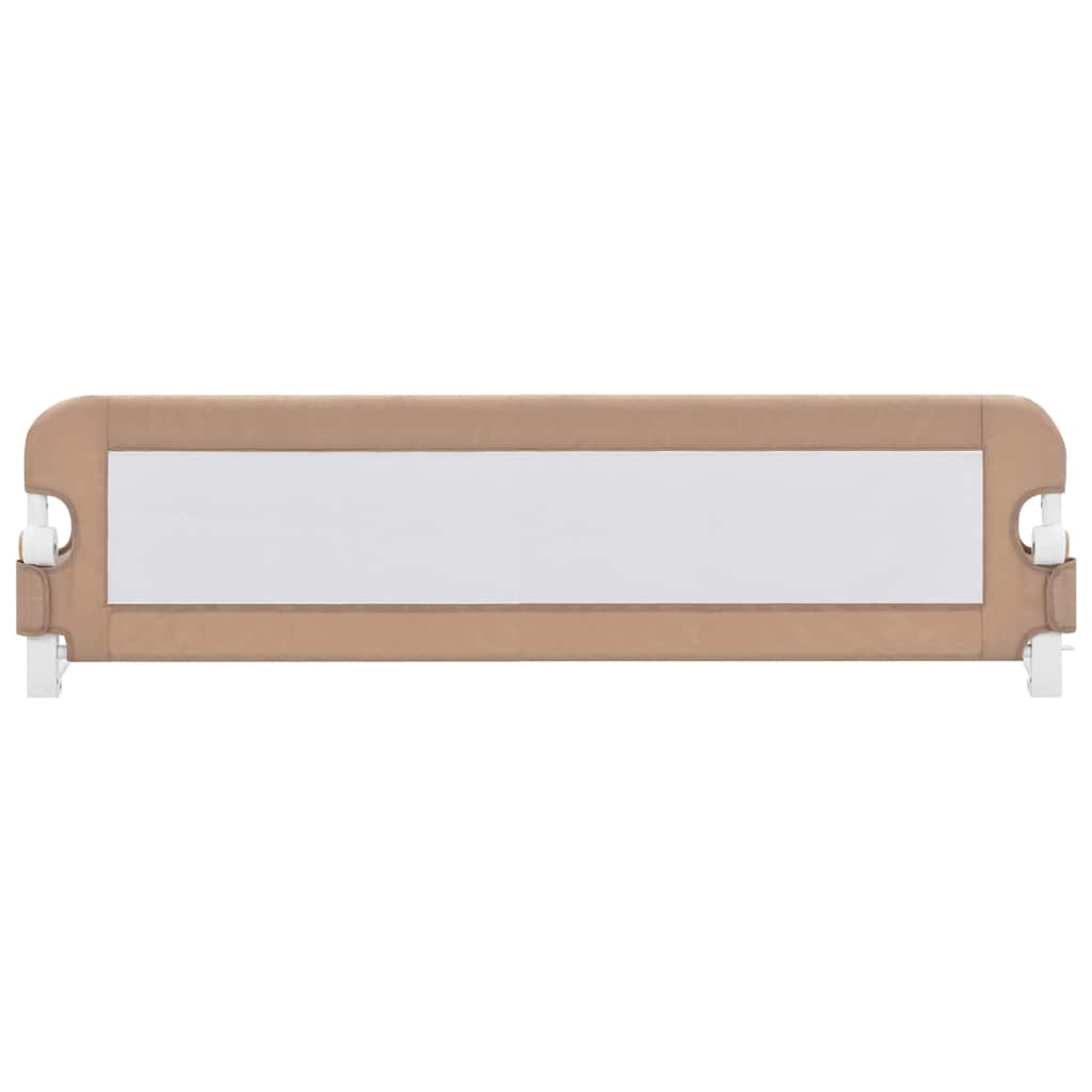 Toddler Safety Bed Rail---Taupe Polyester