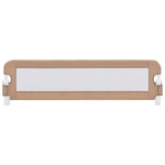 Toddler Safety Bed Rail---Taupe Polyester