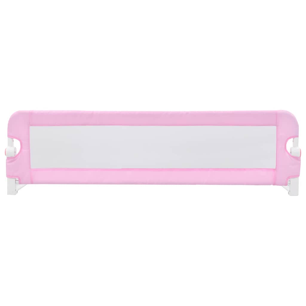 Toddler Safety Bed Rail Pink Polyester