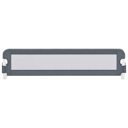 Toddler Safety Bed Rail--Grey Polyester