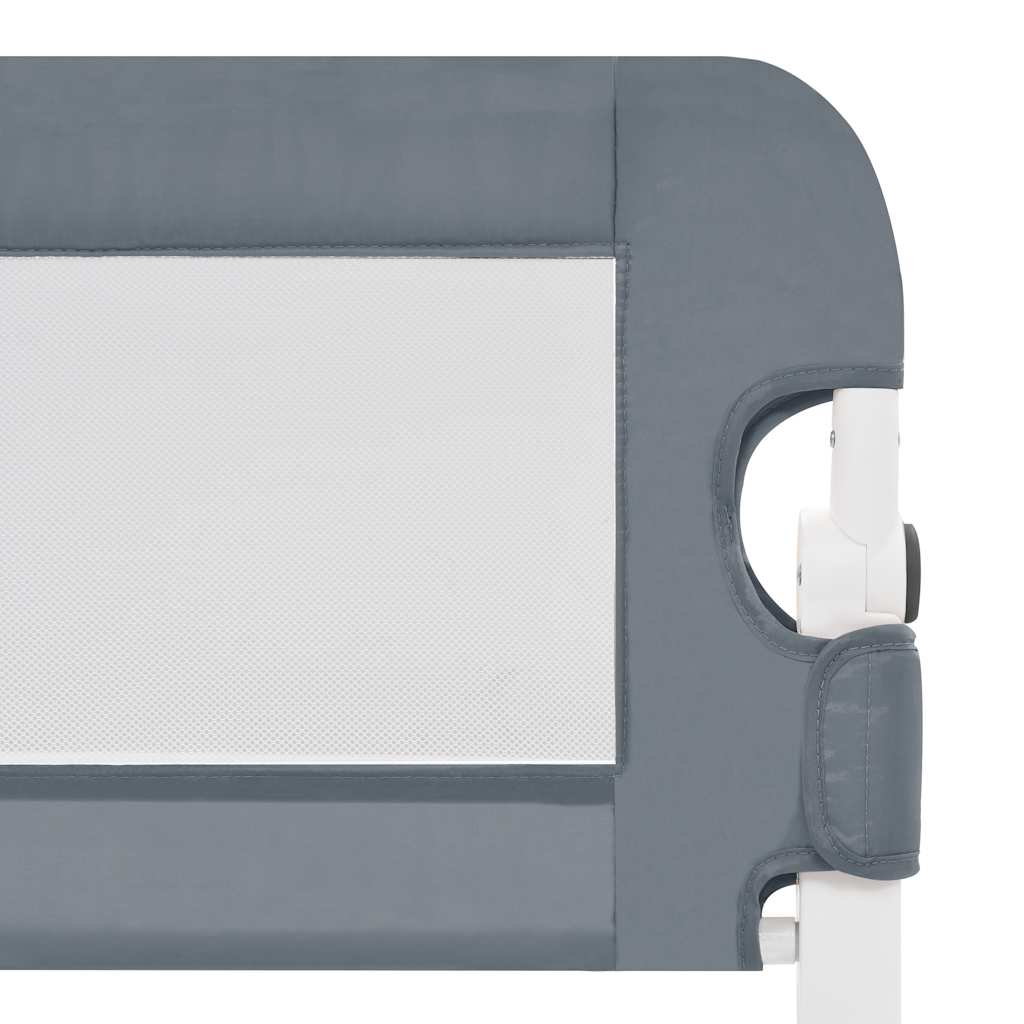 Toddler Safety Bed Rail--Grey Polyester