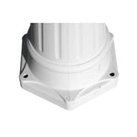 Garden Lamp Post White 215 cm