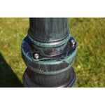Garden Lamp Post Dark Green 215 cm