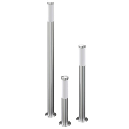 3 pcs Gardenlamps Set RVS Standing E27  230V
