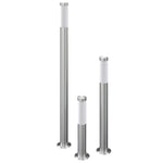 3 pcs Gardenlamps Set RVS Standing E27  230V