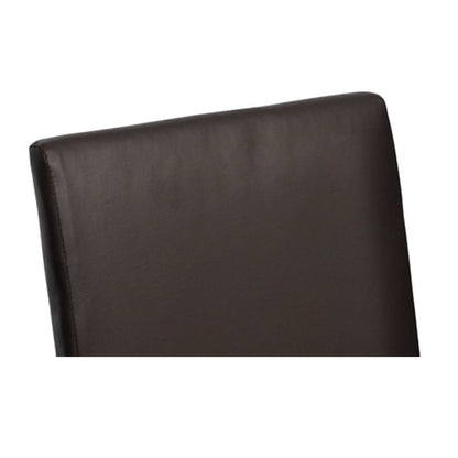 Dining Chairs 2 pcs Brown Leather - 42×51×95cm
