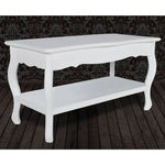 Coffee Table 2 Tiers MDF White