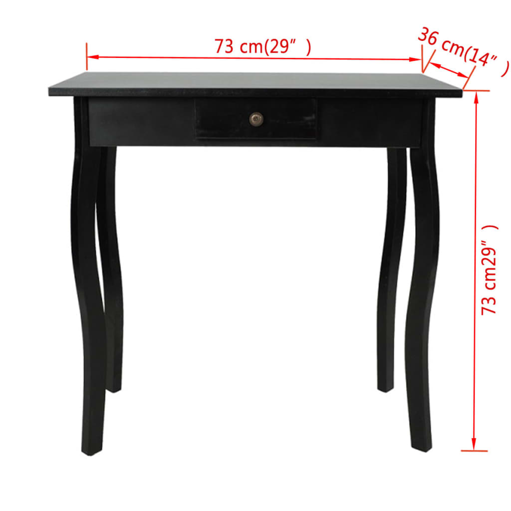 Console Table MDF Black