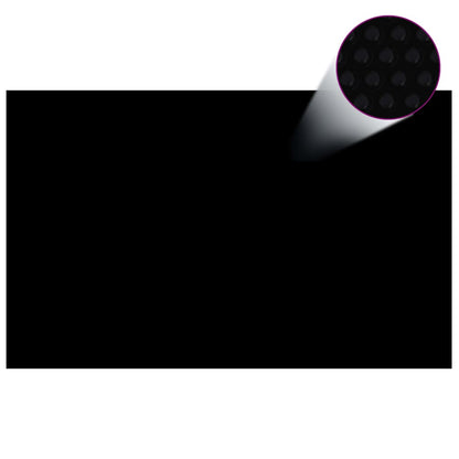 Floating Rectangular PE Solar Pool Film Black - 8×5m