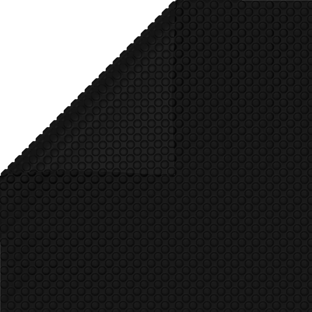 Floating Rectangular PE Solar Pool Film Black - 10×5m