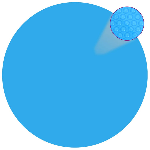  Floating Round PE Solar Pool Film 250 cm Blue