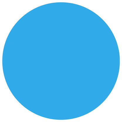 Floating Round PE Solar Pool Film 250 cm Blue
