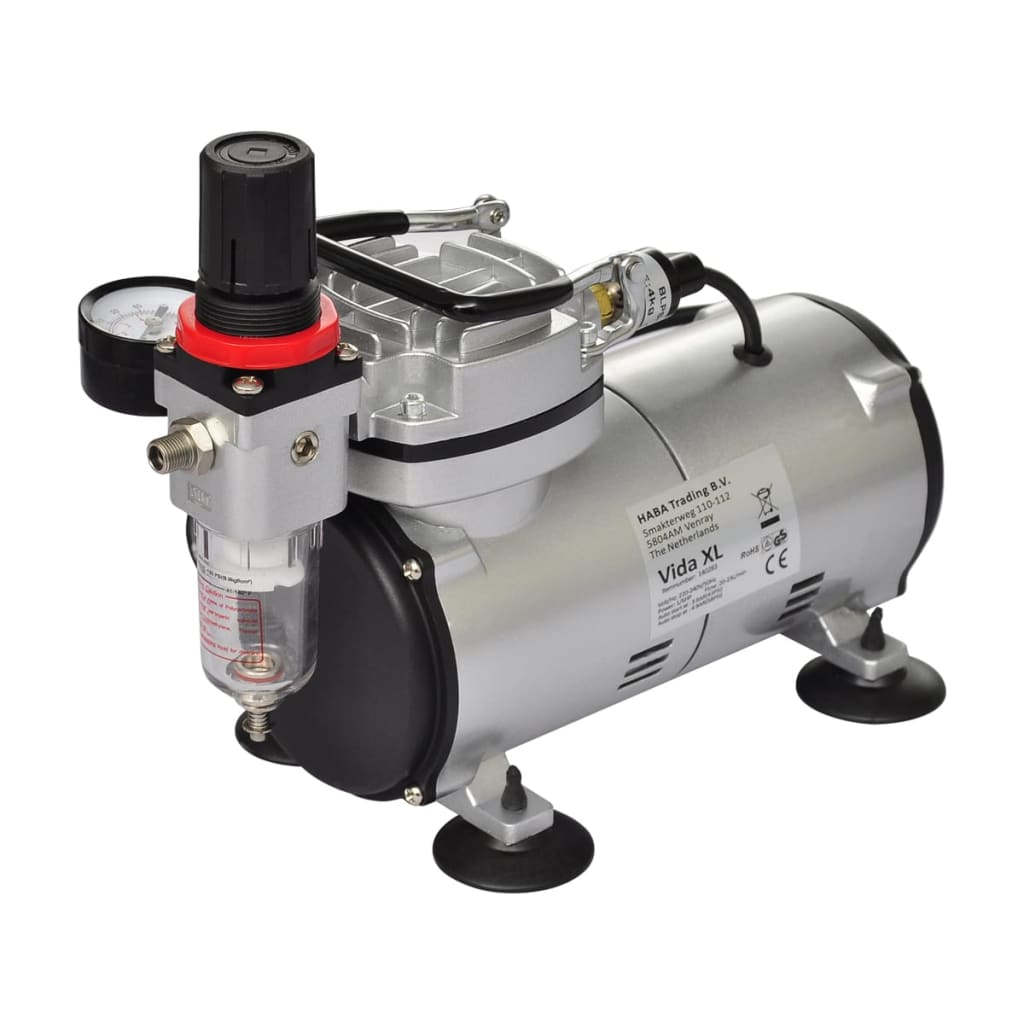 Airbrush Compressor Set with 2 Pistols - 255×140×230mm