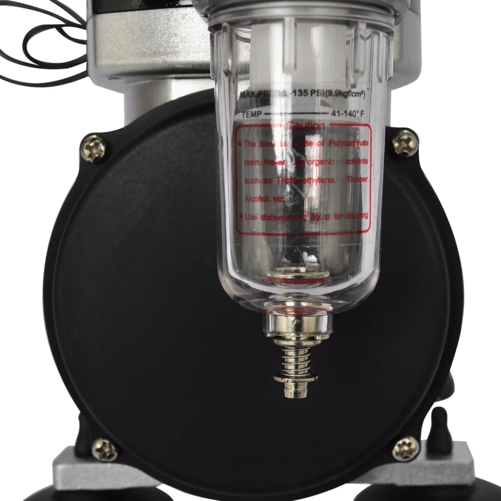 Airbrush Compressor Set with 2 Pistols - 255×140×230mm
