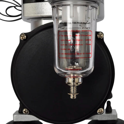 Airbrush Compressor Set with 2 Pistols - 255×140×230mm