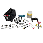 Airbrush compressor set with 3 'pistols