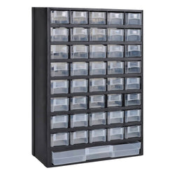 41-Drawer Plastic Storage Cabinet Tool Bo