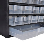 41-Drawer Plastic Storage Cabinet Tool Bo