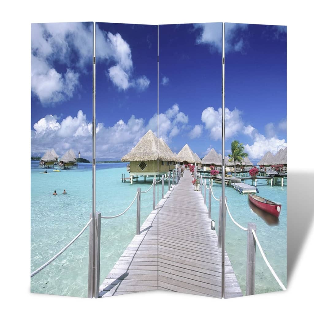 Folding Roo Divider Print Beach