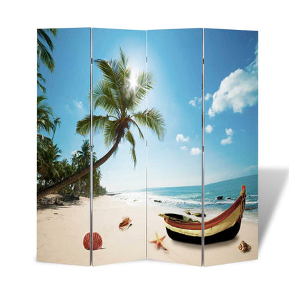 Folding Roo Divider Print Beach