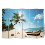 Folding Roo Divider Print--Beach