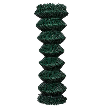 Chain Link Fence Galvanised Steel  Green