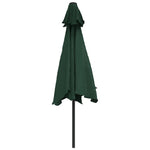 Parasol Green 3m Steel Pole