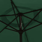 Parasol Green 3m Steel Pole