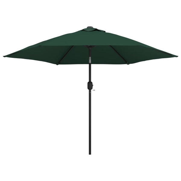  Parasol Green 3m Steel Pole