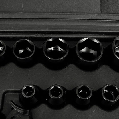 16 Piece Air Impact Wrench Set 1/2"