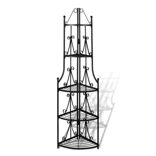  Corner Plant Rack Black